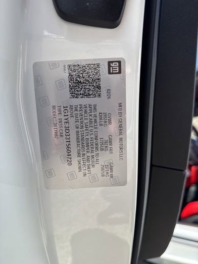 2026 Chevrolet Corvette Z06 2LZ