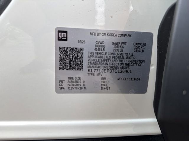 2026 Chevrolet Trax 2RS