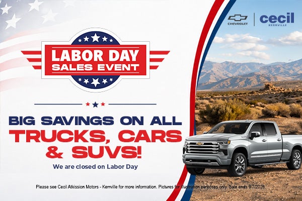 Labor Day Sales Event