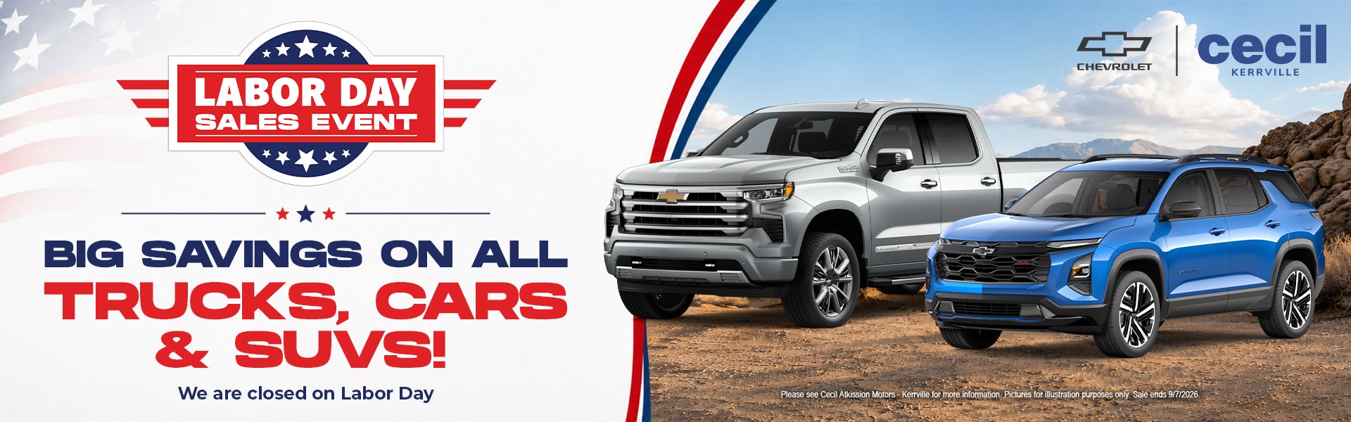 Labor Day Sales Event
